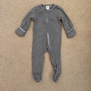 Kate Quinn Black and White Striped One Piece 3m